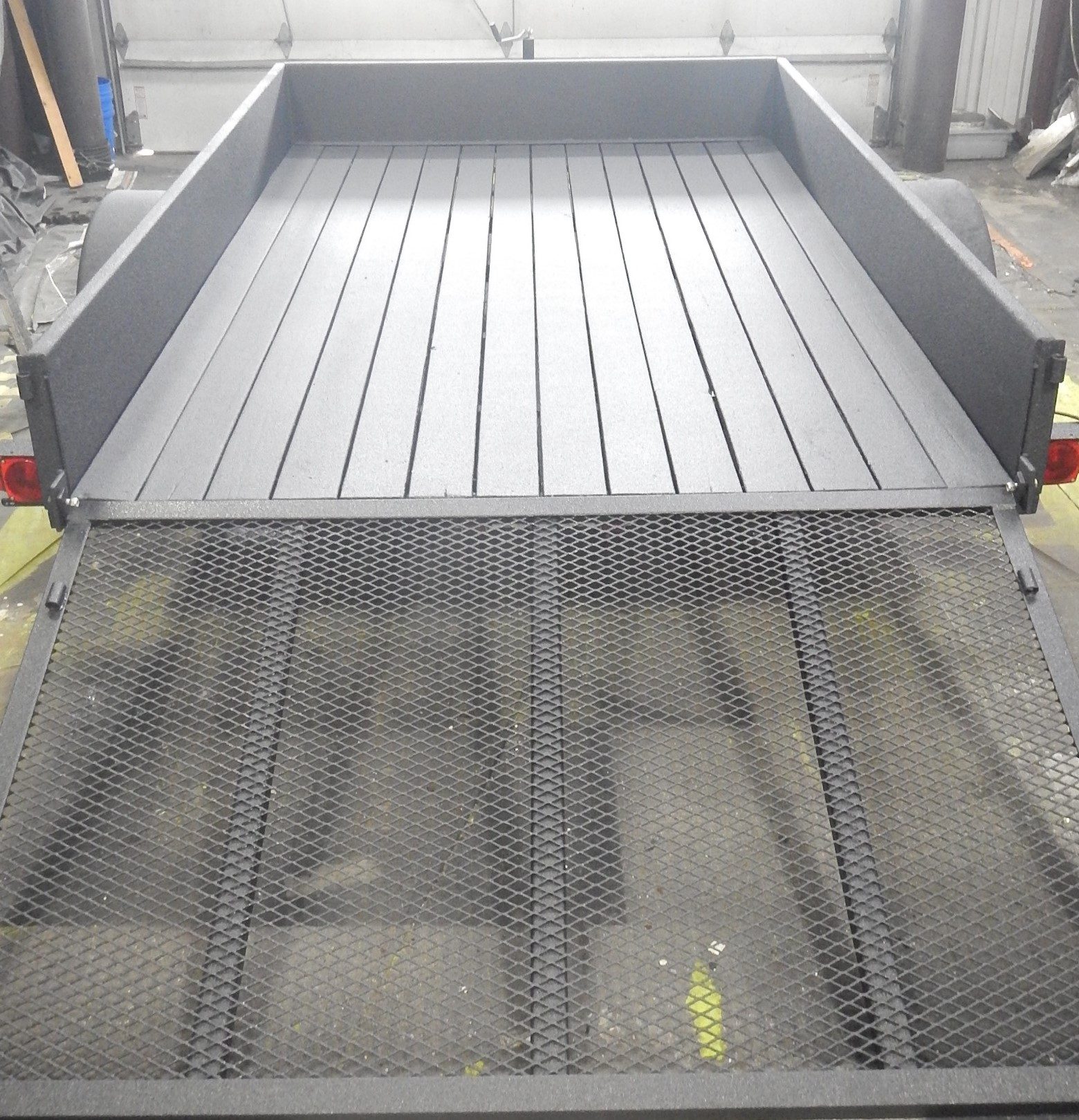 Close view of an RV roof surface being identified before coating
